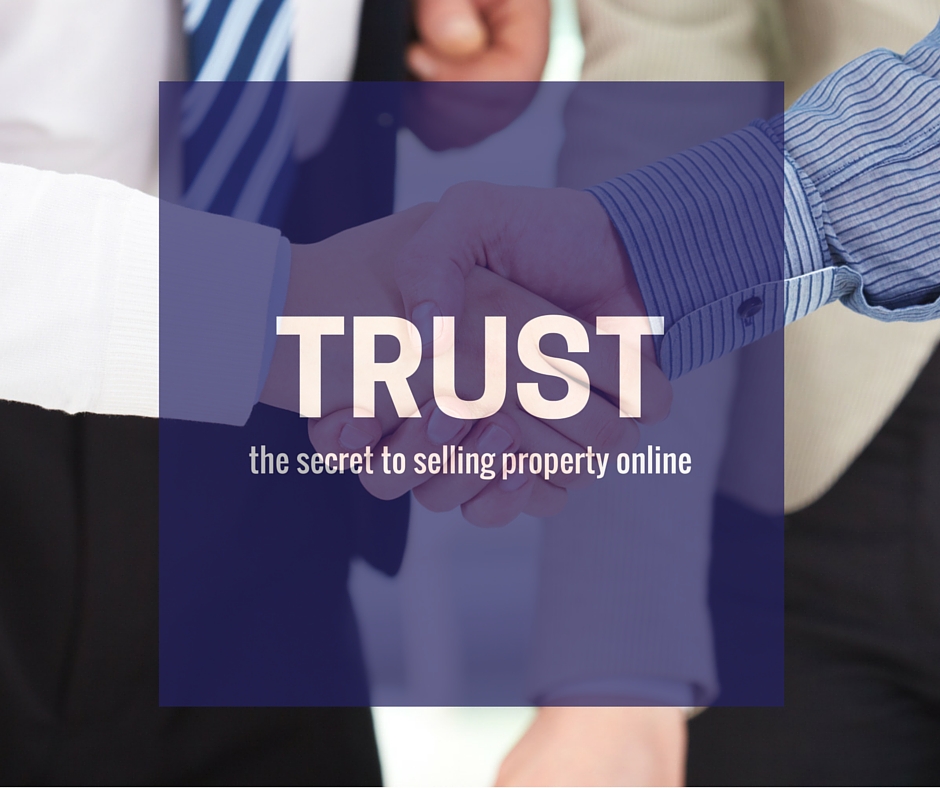 Trust - the secret to selling property online